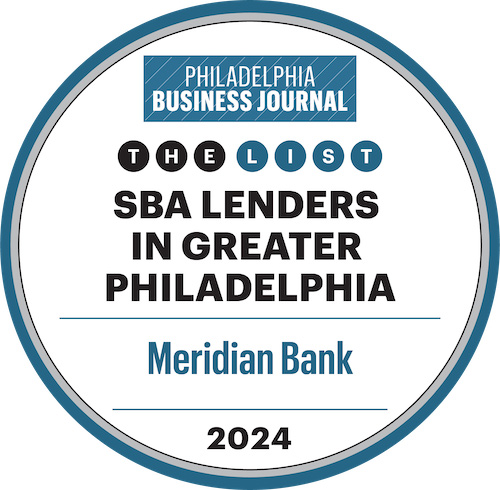 Philadelphia Business Journal - The List - SBA Lenders in Greater Philadelphia - Meridian Bank - 2024